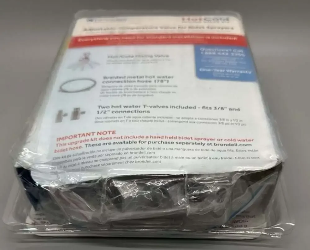 Brondell Hot Cold Bidet Mixing Valve Upgrade Kit MVK-10 Temperature Valve NEW
